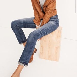 Madewell Rivet and Thread straight leg jeans 31
